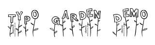 Typo Garden Demo font